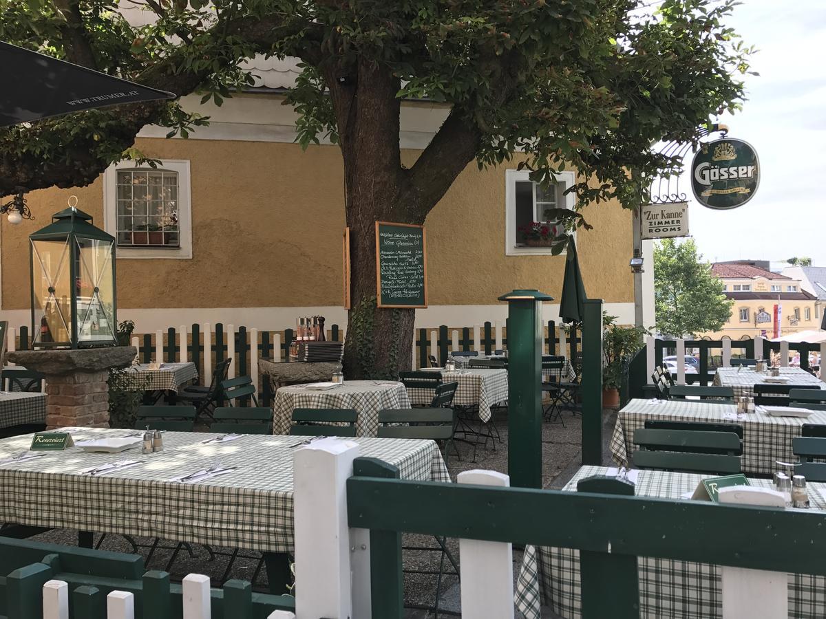 Gasthof "Zur Kanne" Markt Sankt Florian Eksteriør billede